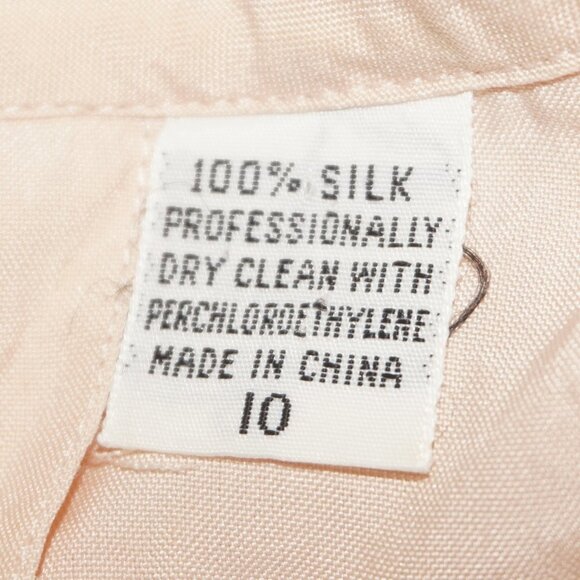 Vintage 80s Silk Lace Top - Picture 6 of 8